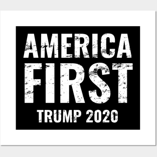 America First Trump 2020 Posters and Art